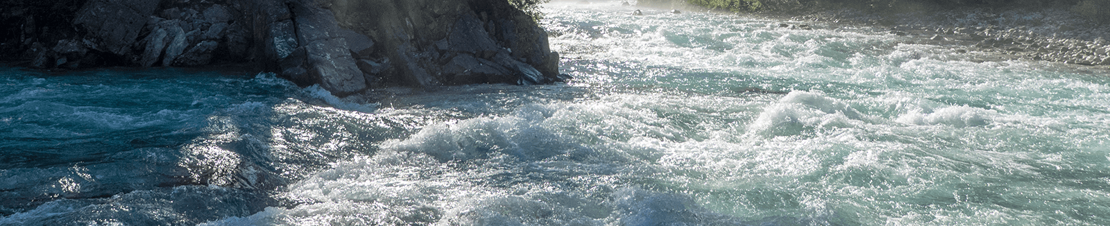 White water rapids in Maine